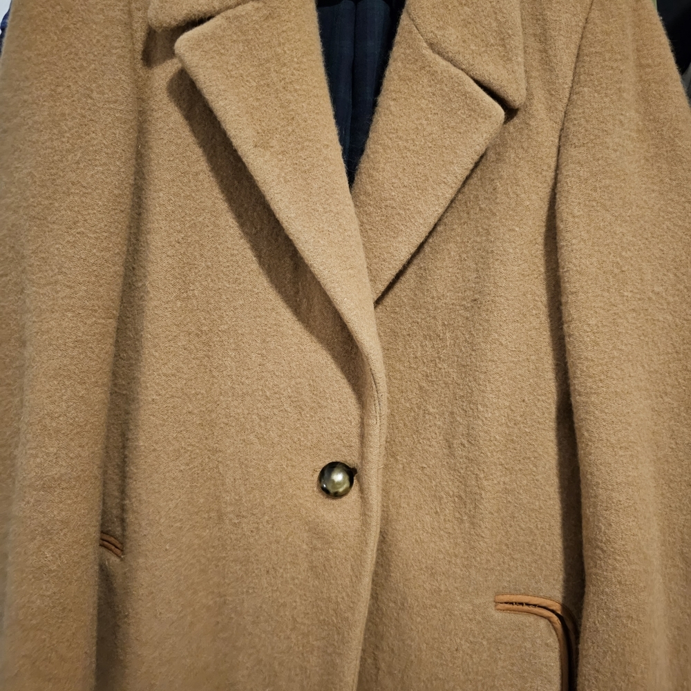 Marc by Marc Jacobs Camel Colored Wool & Angora/Rabbit Hair Classic Coat size S - Picture 6 of 16